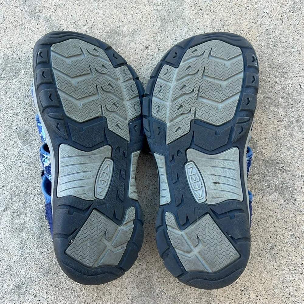 KEEN Kids Newport H2O Blue Camo Water Sandal Size 4